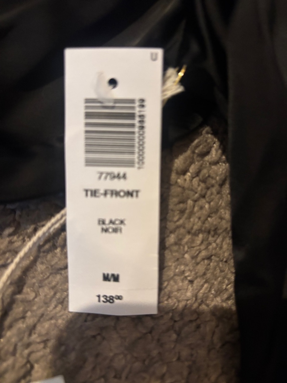 Wilfred Black Satin Tie-Front Blouse - Picture 2 of 5